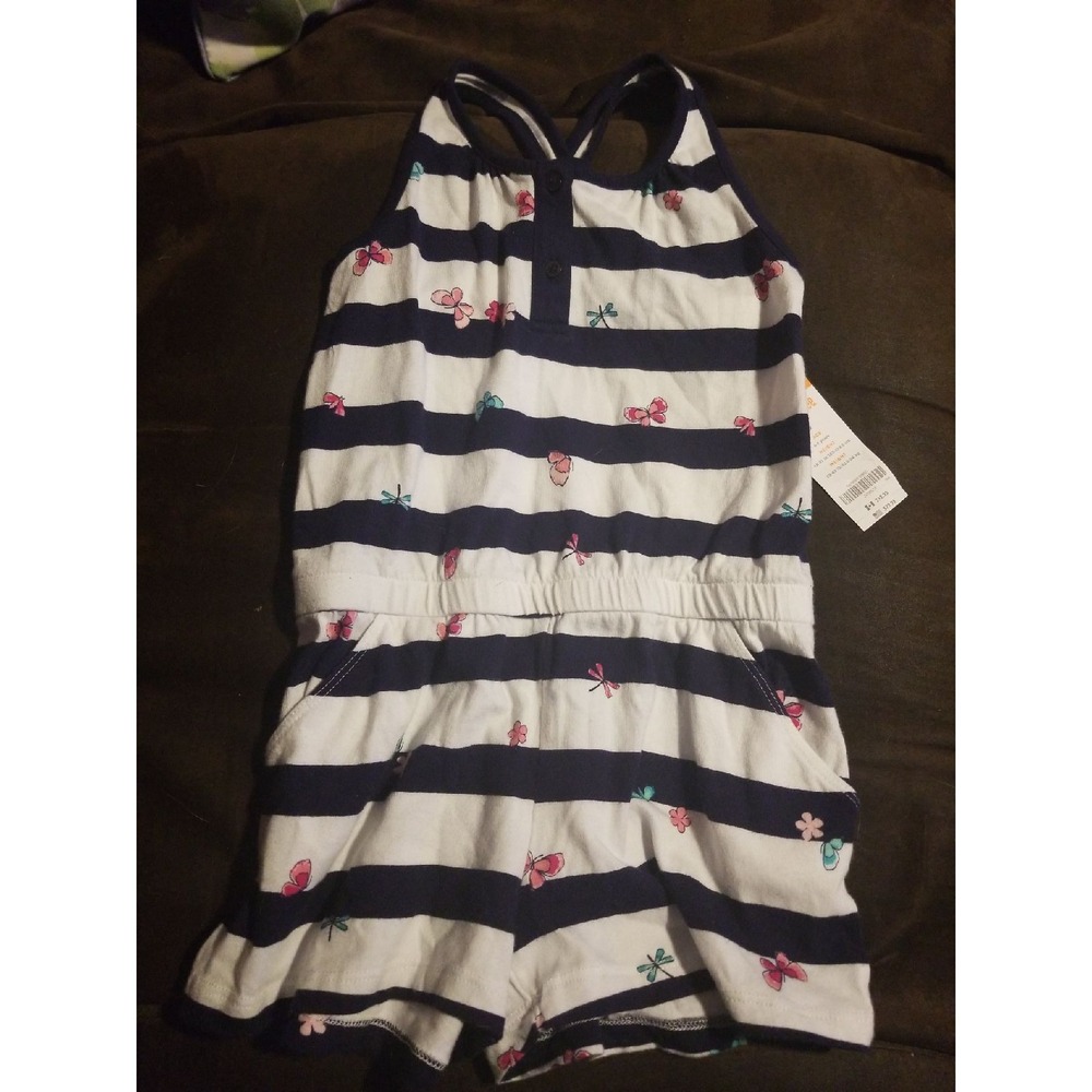 Gymboree island hopper romper 7 nwt